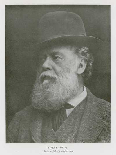 Myles Birket Foster, englantilainen taiteilija (m/w kuva) tekijältä English Photographer