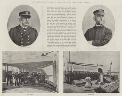 Amerikkalaisen laivaston vierailijamme Yhdysvaltain risteilijä Chicagossa tekijältä English Photographer