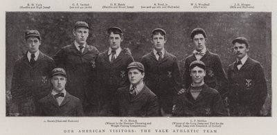 Amerikkalaiset vieraamme, Yale Athletic Team tekijältä English Photographer