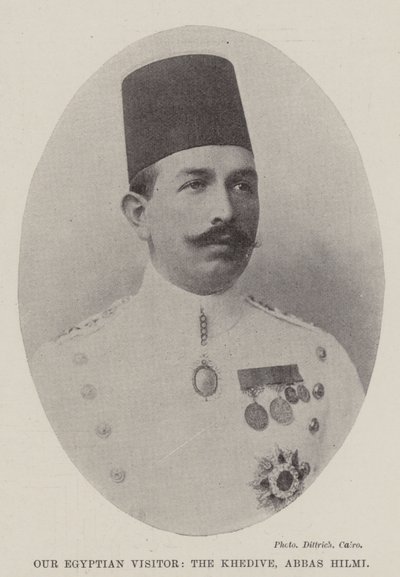 Egyptiläinen Vieraamme, Khedive, Abbas Hilmi tekijältä English Photographer