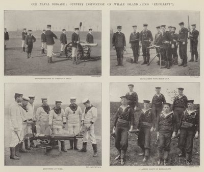 Laivastoprikaatimme, ampumakoulutus valassaarella (HMS Excellent) tekijältä English Photographer