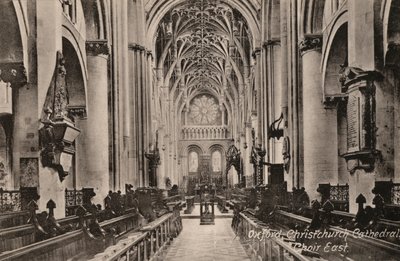 Oxford, Christchurchin katedraali, Choir East (m/w kuva) tekijältä English Photographer