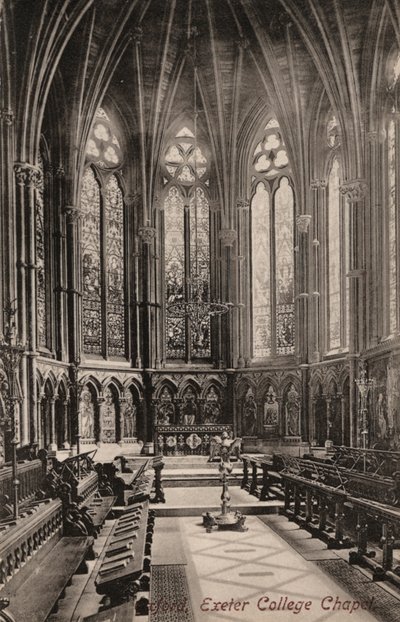 Oxford, Exeter College Chapel (m/w kuva) tekijältä English Photographer