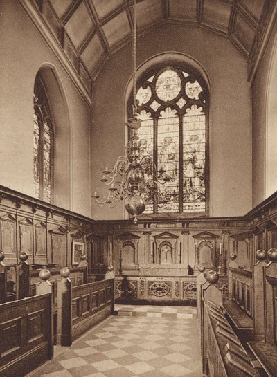 Oxford: Oriel College, The Chapel (s/w valokuva). tekijältä English Photographer