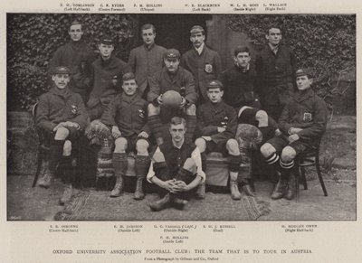 Oxford University Association Football Club, joukkue, joka kiertää Itävallassa tekijältä English Photographer