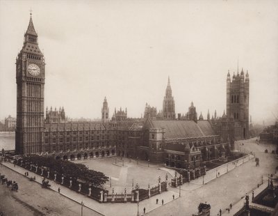 Westminsterin palatsi, Lontoo (s/w-kuva) tekijältä English Photographer