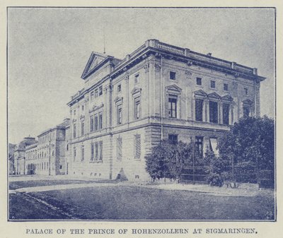 Hohenzollernin prinssin palatsi Sigmaringenissa tekijältä English Photographer