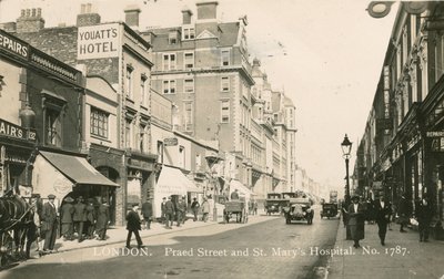 Praed Street ja St Marys Hospital, Lontoo tekijältä English Photographer