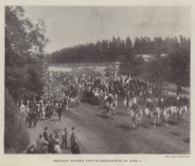 Presidentti Krugersin vierailu Johannesburgissa 1. huhtikuuta tekijältä English Photographer