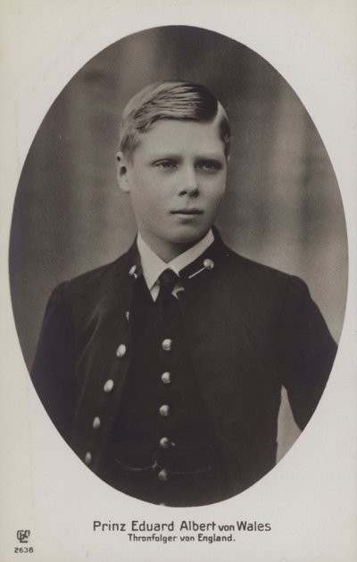 Walesin prinssi Edward Albert (s/w-kuva) tekijältä English Photographer
