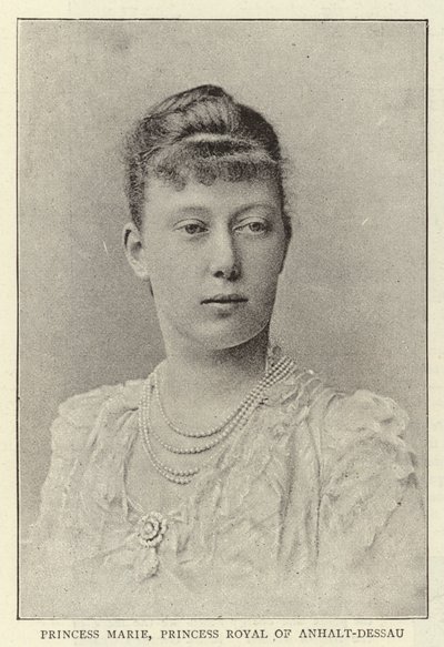 Prinsessa Marie, Anhalt-Dessaun kuninkaallinen prinsessa tekijältä English Photographer