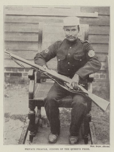 Yksityinen Priaulx, Queens-palkinnon voittaja tekijältä English Photographer