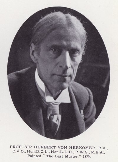 Lontoon tunnetuimmat miehet: Professori Sir Herbert Von Herkomer (m/v kuva) tekijältä English Photographer