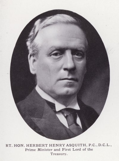 Lontoon tunnetuimmat miehet: Rt Hon Herbert Henry Asquith (m/v kuva) tekijältä English Photographer