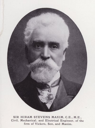 Lontoon tunnetuimmat miehet: Sir Hiram Stevens Maxim (m/v kuva) tekijältä English Photographer