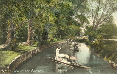 Punters on the Cherwell, Oxford (värikuva) tekijältä English Photographer