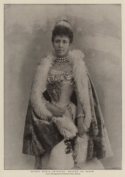 Kuningatar Maria Cristina, Espanjan valtionhoitaja tekijältä English Photographer