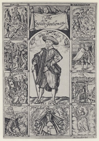 R Brathwait, The English Gentleman, J Haviland R Bostock 1630:lle (b/w kuva) tekijältä English Photographer