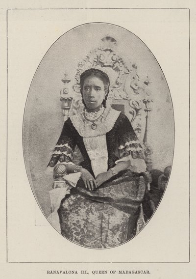 Ranavalona III, Madagaskarin kuningatar tekijältä English Photographer