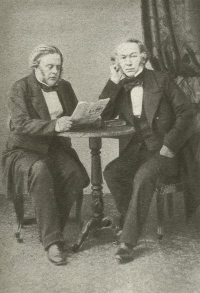 Richard Cobden (vasemmalla) ja John Bright (oikealla) (m/v kuva) tekijältä English Photographer