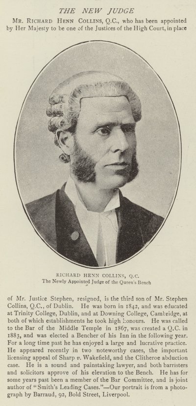 Richard Henn Collins, QC tekijältä English Photographer