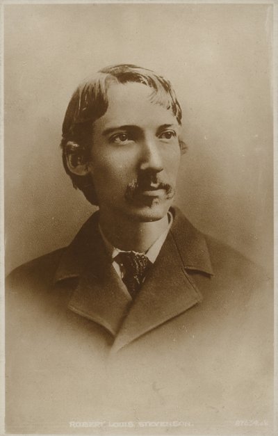 Robert Louis Stevenson (1850-1894), skotlantilainen kirjailija, runoilija ja matkakirjailija tekijältä English Photographer