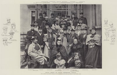 Kuninkaallinen ryhmä Palais Edinburghissa, Coburgissa tekijältä English Photographer