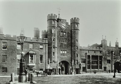 Saint Jamesin palatsi, Saint Jamesin palatsi, Westminster LB: Saint Jamess Streetiltä, 1896 tekijältä English Photographer