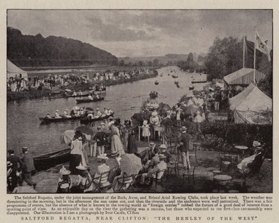 Saltford Regatta, lähellä Cliftonia, The Henley of the West tekijältä English Photographer