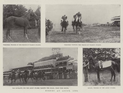 Kohtauksia Ascotissa, 1901 tekijältä English Photographer