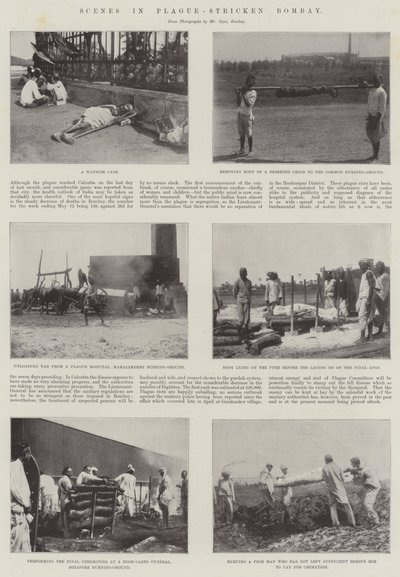 Kohtauksia ruton saastuttamasta Bombaysta tekijältä English Photographer