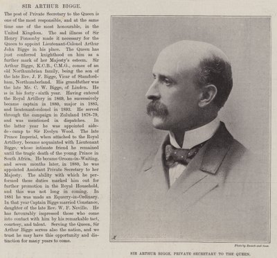 Sir Arthur Bigge, kuningattaren yksityinen sihteeri tekijältä English Photographer
