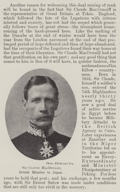 Sir Claude MacDonald, Britannian Japanin ministeri tekijältä English Photographer