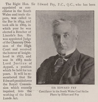 Sir Edward Fry tekijältä English Photographer