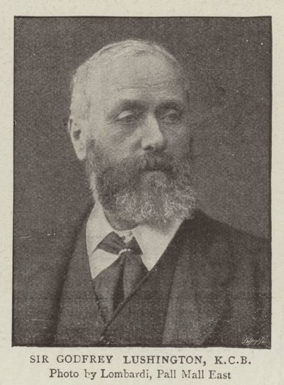 Sir Godfrey Lushington, KCB tekijältä English Photographer