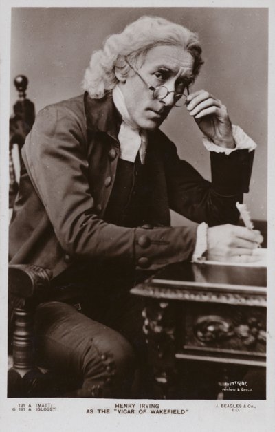 Sir Henry Irving, englantilainen näyttelijä tekijältä English Photographer
