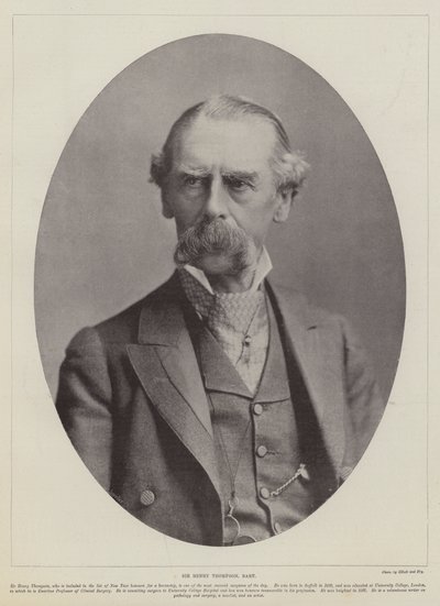 Sir Henry Thompson, Baronet tekijältä English Photographer