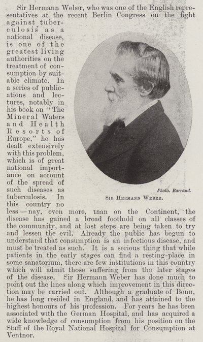 Sir Hermann Weber tekijältä English Photographer
