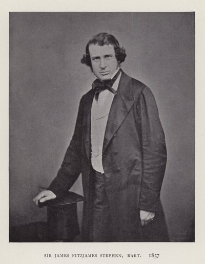 Sir James Fitzjames Stephen, Baronet, 1857 tekijältä English Photographer