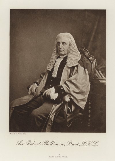Sir Robert Phillimore, Baronet, DCL (m/v kuva) tekijältä English Photographer