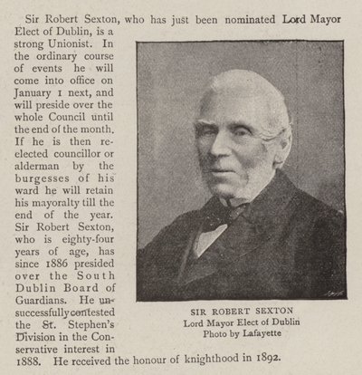 Sir Robert Sexton tekijältä English Photographer