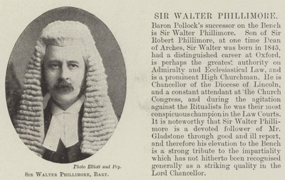 Sir Walter Phillimore, Baronet tekijältä English Photographer