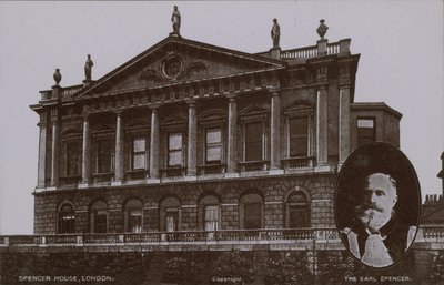 Spencer House, Lontoo ja (upotettu) The Earl Spencer tekijältä English Photographer