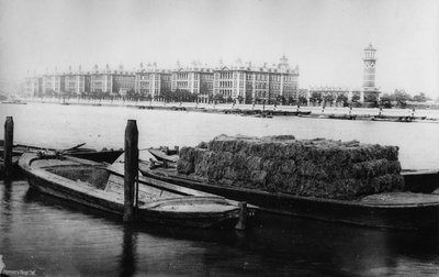 St Thomasin sairaala, Albert Embankment, myöhään 19. päivä tekijältä English Photographer