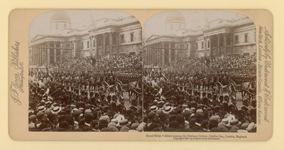 Stereografinen vedos kuningatar Victorian timanttisesta juhlavuodesta tekijältä English Photographer