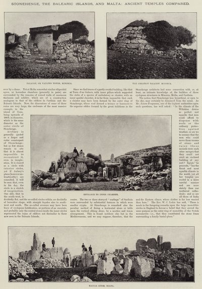 Stonehenge, Baleaarit ja Malta, muinaiset temppelit vertasivat tekijältä English Photographer