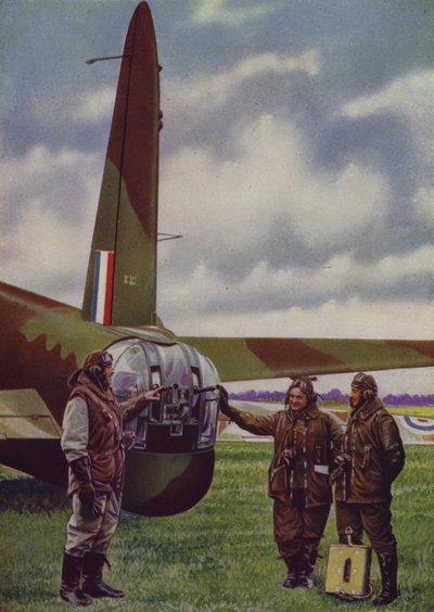 Brittiläisen Vickers Wellingtonin keskikokoisen pommikoneen pyrstötykkitorni (kuva) tekijältä English Photographer