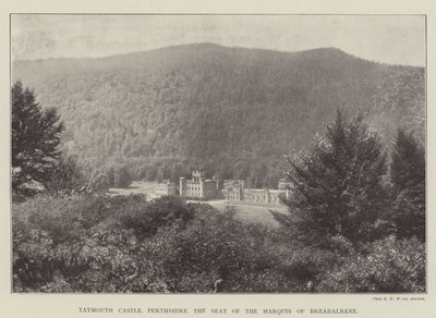 Taymouth Castle, Perthshire, Breadalbanen markiisin kotipaikka tekijältä English Photographer