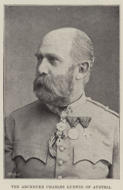 Itävallan arkkiherttua Charles Ludwig tekijältä English Photographer