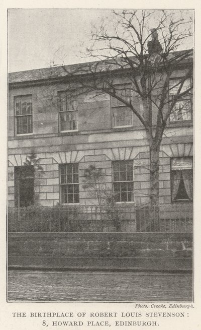 Robert Louis Stevensonin syntymäpaikka, 8, Howard Place, Edinburgh tekijältä English Photographer